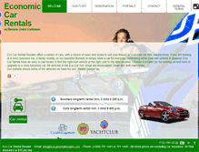 Tablet Screenshot of ecocarrentalbonaire.com